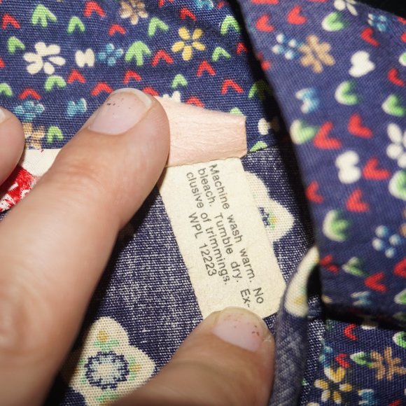 Vintage 70s Mindy Malone ILGWU Floral Boho Prairie Dress - Picture 9 of 10